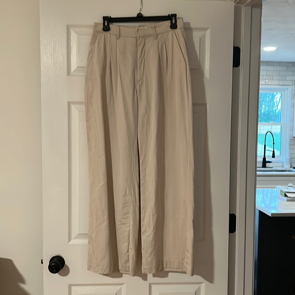 Abercrombie and Fitch Tailored Wide Length Pant